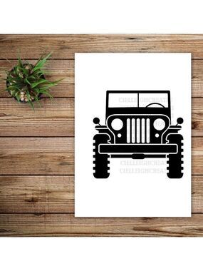 *2 for $20* Jeep Vinyl decal sticker Handcrafted